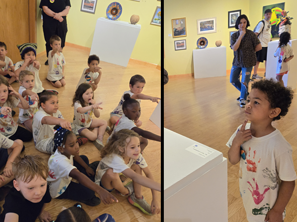 Dunedin Youth Guild sponsored the San Jose Elementary Kindergarten field trip to the Dunedin Fine Arts Center. 