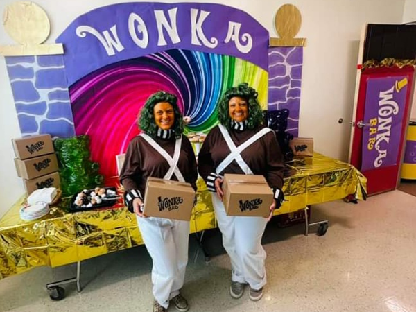 Oompa Loopas took over Orange Grove Elementary School for the Teacher Appreciation week.