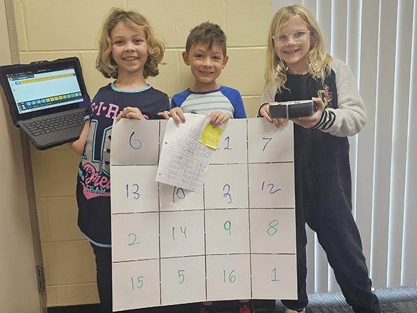 Mrs. Georgia’s second-grade class at Gulf Beaches Elementary Magnet piloted a new class robot, Root. The students had a fun time creating their own math and reading games with the robot.