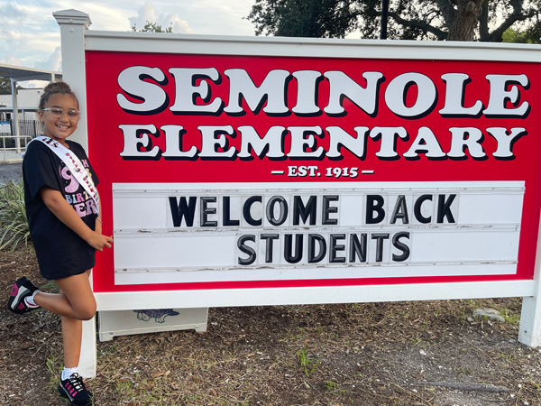 Welcome back students to Seminole Elementary.