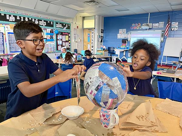 Kings Highway Elementary students worked on projects for Hispanic Heritage Month.