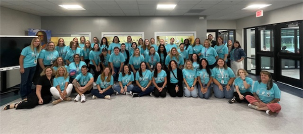 Sandy Lane Elementary staff are ready for the new school year.