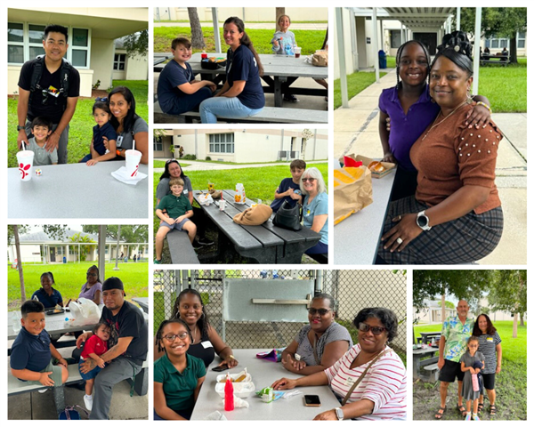 M.K. Rawlings Elementary celebrated grandparents at its first Lunch Munch of the school year. 