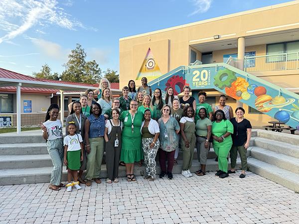 Douglas L. Jamerson, Jr. Elementary staff and students Start with Hello!