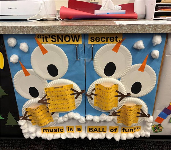Garrison Jones Elementary students decorated classroom doors for the holidays.