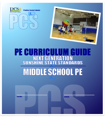 Middle School PE Guide cover